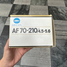 Load image into Gallery viewer, Minolta AF 70-210mm f/4.5-5.6 Lens