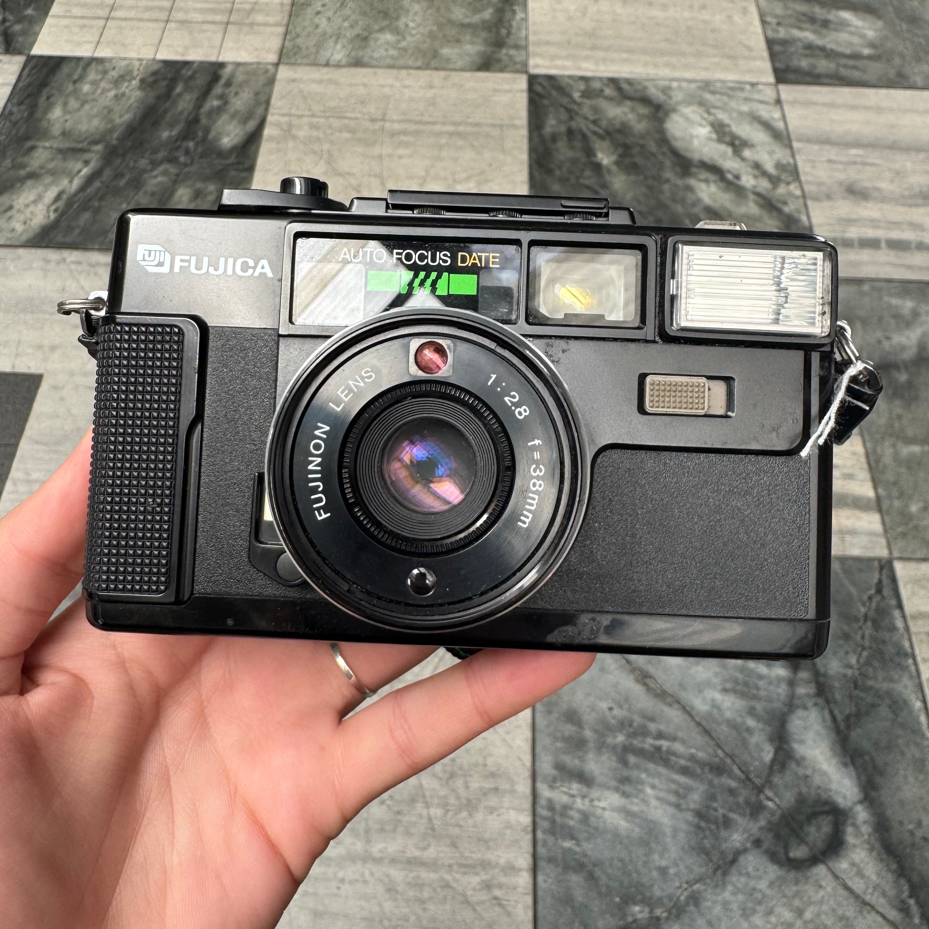 【O-1235】FUJICA AUTO-7DATE FUJIFILM カメラ FUJICA Auto7 DATE レトロフィルムカメラ Fuji名機 | Macha Cameras