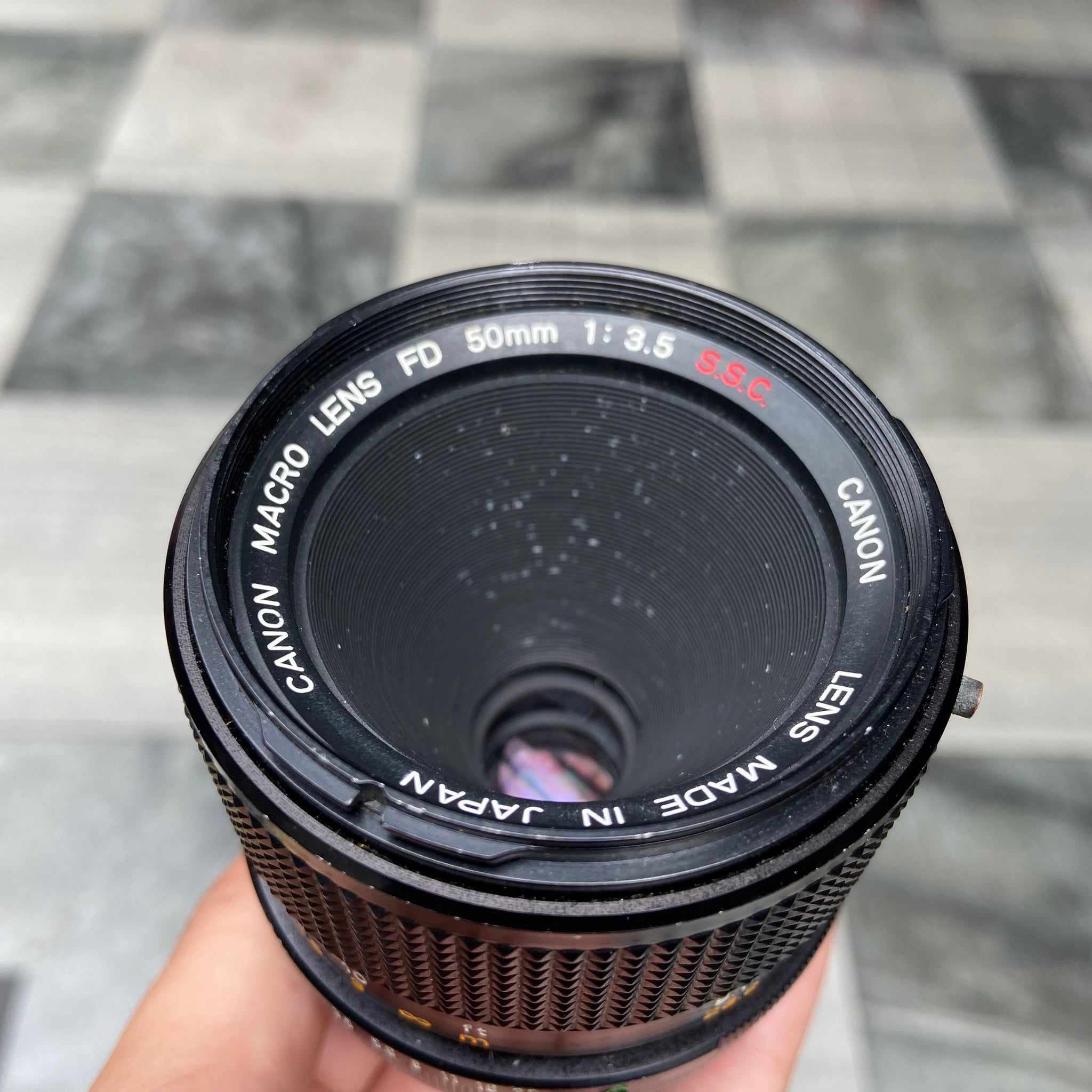 canon macro lens fd 50mm 1 3.5 ssc