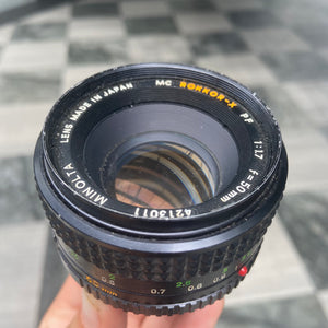 MC Rokkor-X PF 50mm f/1.7 lens