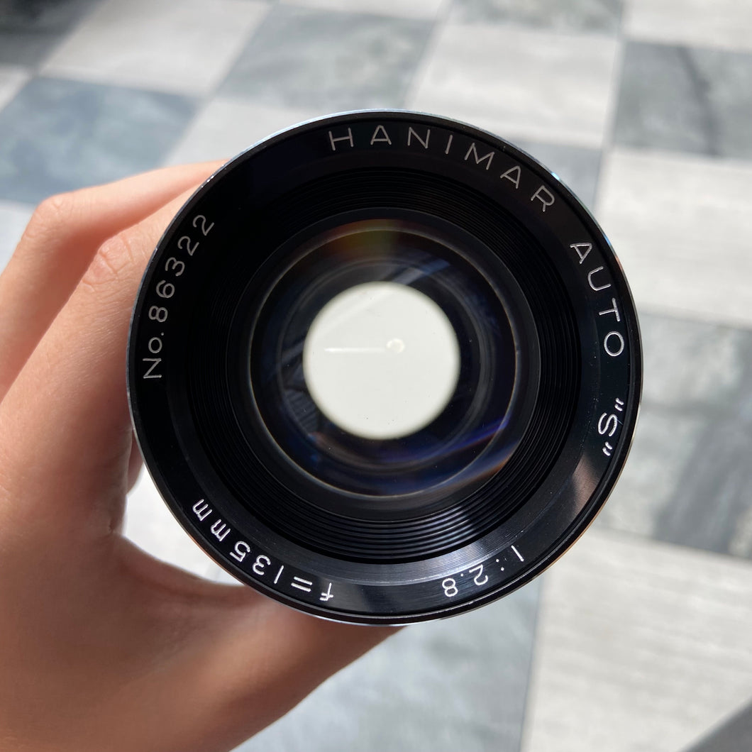 Hanimar Auto S 135mm f/2.8 lens