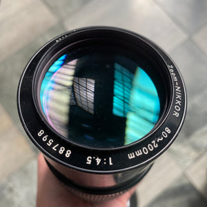 Zoom-Nikkor Auto 80-200mm f/4.5 lens