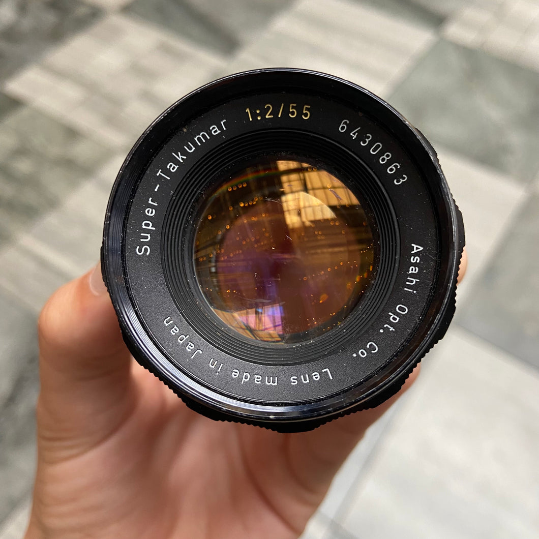 Asahi Super-Takumar 55mm f/2 lens – Junktion NZ